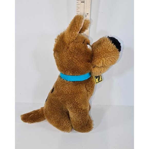 Cartoon Network Vintage Scooby Doo 9" Tall Blue Collar Scooby Tag Plush Stuffed - Picture 3 of 4